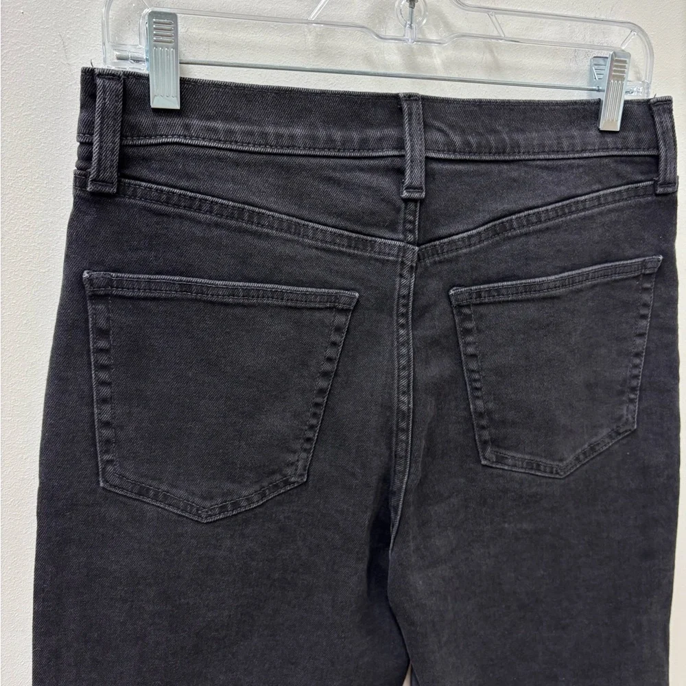 GAP Women's Black 9” Bermuda High Rise Jean Shorts